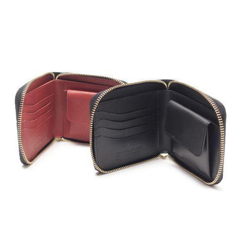 S'FACTORY（エスファクトリー） 革財布 スリムファスナー ショート