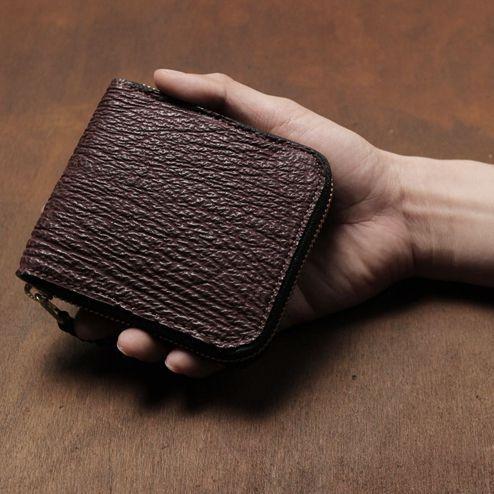 S'FACTORY（エスファクトリー） 革財布 スリムファスナー ショート