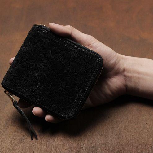 S'FACTORY（エスファクトリー） 革財布 スリムファスナー ショート