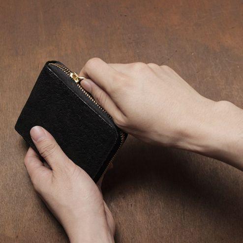 S'FACTORY（エスファクトリー） 革財布 スリムファスナー ショート