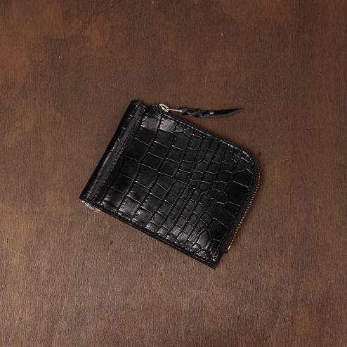 S'FACTORY マネークリップ L字ファスナー コインケース付き