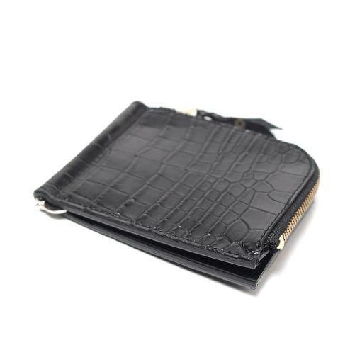 S'FACTORY マネークリップ L字ファスナー コインケース付き