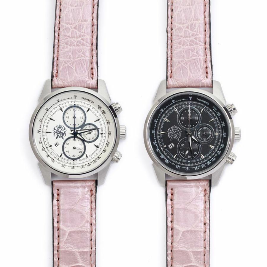 S'FACTORY 腕時計 クロノグラフ腕時計レザーベルト タートル（カメ革