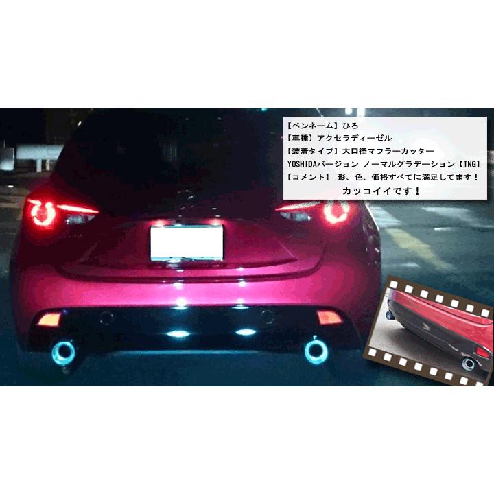 SFC マフラーカッター チタン 100mm 地上と水平の純正マフラーに SFC マフラーカッター チタン 100mm 地上と水平の純正マフラーに