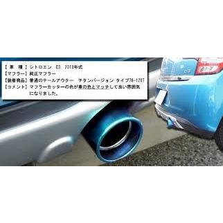 SFC マフラーカッター チタン タイプA-B(T) マフラー 延長 FL5