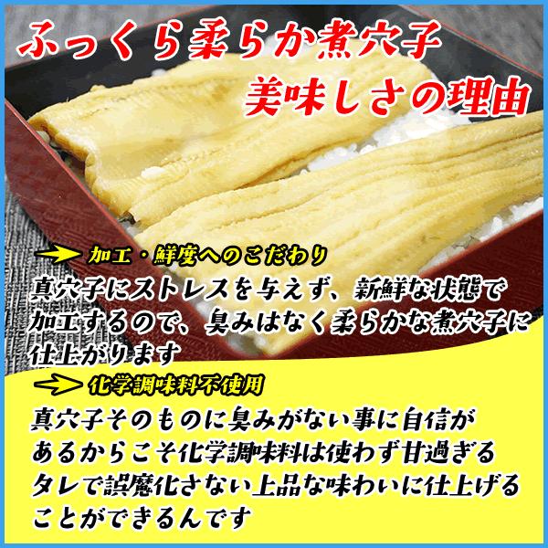 アナゴ 穴子 ふわとろ煮穴子 大型90g 一本物 化学調味料無添加 あなご 冷凍食品 かば焼きのタレ付き｜sfd-ymd｜03