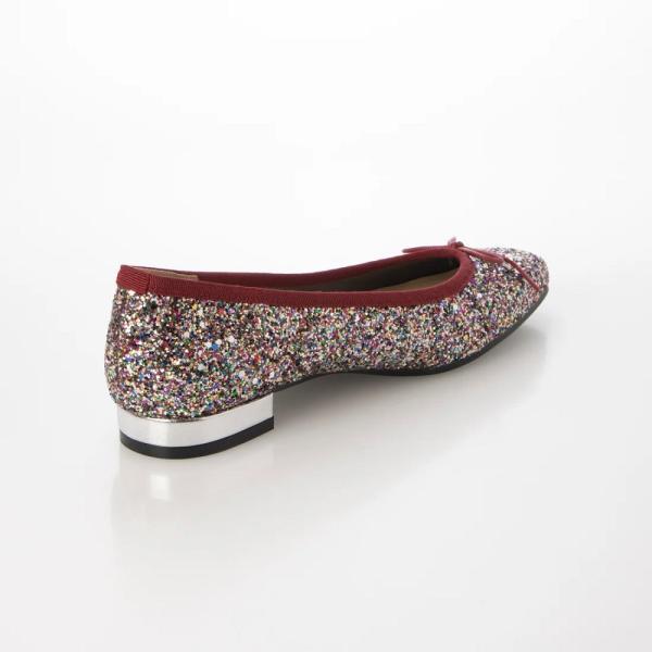 125 美脚イタリア製大粒グリッター バレエフラットパンプス 日本製 コンフォートシューズ コンフォート パンプス  歩きやすい ローヒール     フォーマル | IKplus | 10