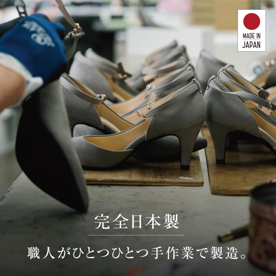 日本製 整体師監修 ラクラク美脚美姿勢 整体師と一緒につくった 1480 プレーンブイカットチャンキーヒールパンプス シンプル きれいめ カジュアル フォーマル | IKplus | 20