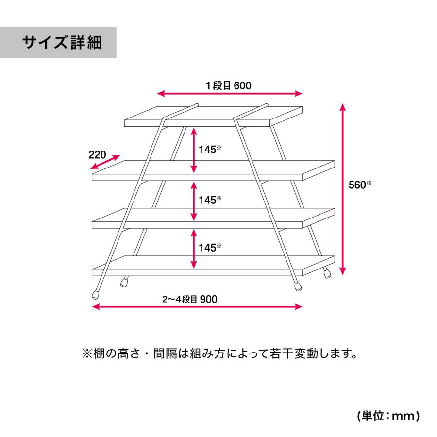アイアンシェルフ キャンプギア ハシゴ4段 2脚1SET アイアン&ウッド 棚 アイアンラック 日本製 ブラックアイアン インダストリアルデザイン i-14 | IKplus | 04
