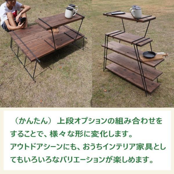 IKplus i-20 アイアンシェルフ ハシゴ4段 2脚1SET 完成品 簡単の