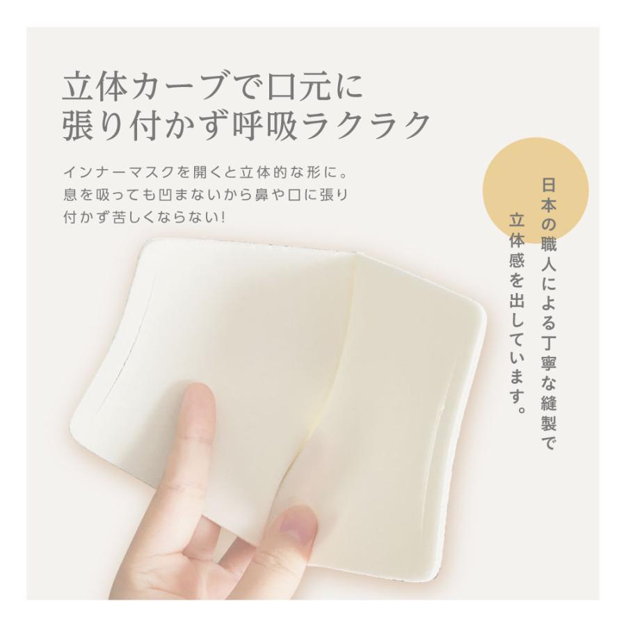 インナーマスク 日本製 MA-23 1枚入り クレンゼ プリーツマスク用 接触 