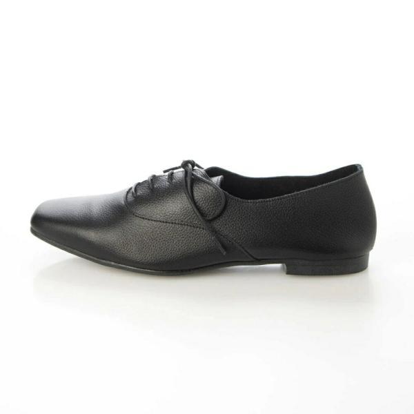 K158 レースアップシューズ 日本製 天然皮革 コンフォートシューズ コンフォート パンプス  歩きやすいローヒール フォーマル フラットシューズ | IKplus | 01