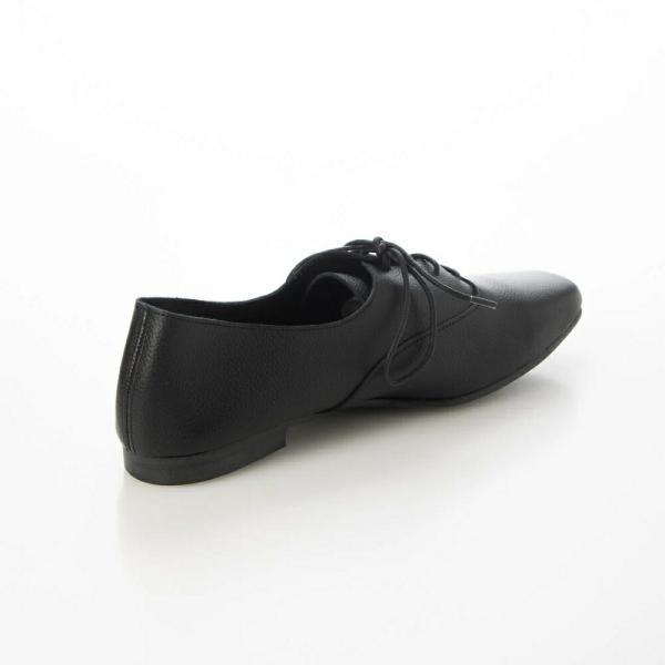 K158 レースアップシューズ 日本製 天然皮革 コンフォートシューズ コンフォート パンプス  歩きやすいローヒール フォーマル フラットシューズ | IKplus | 02