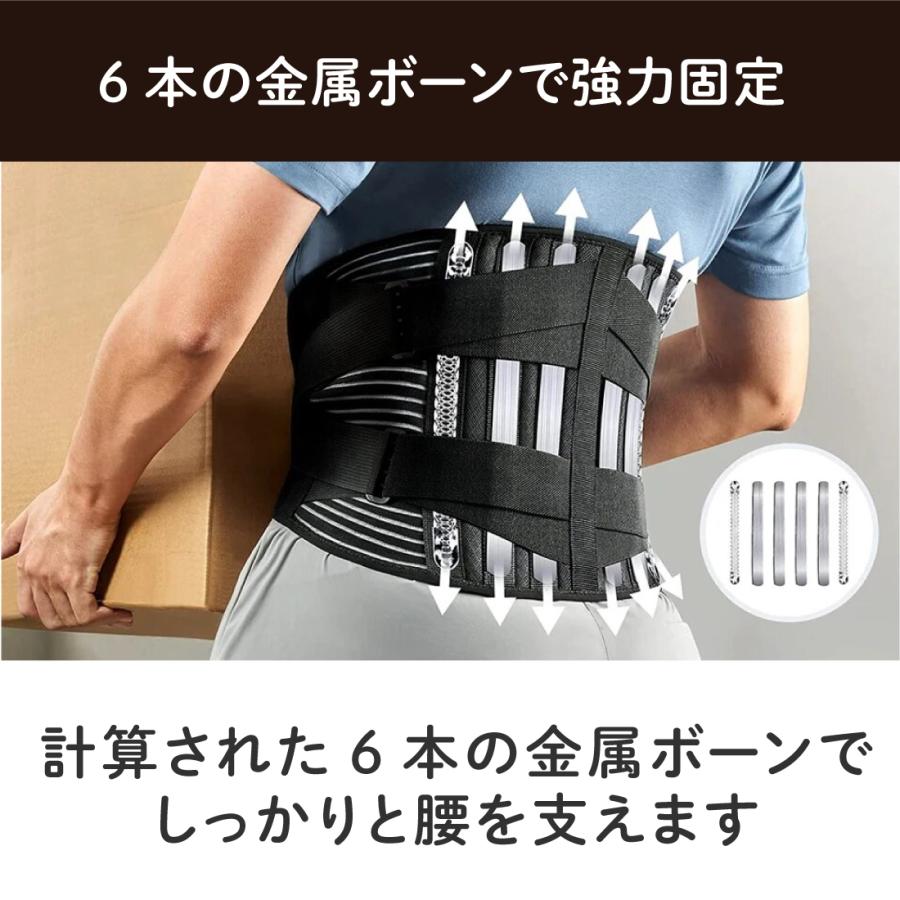 IKplus KM-100 マイナスイオン 腰サポートベルト 男女兼用