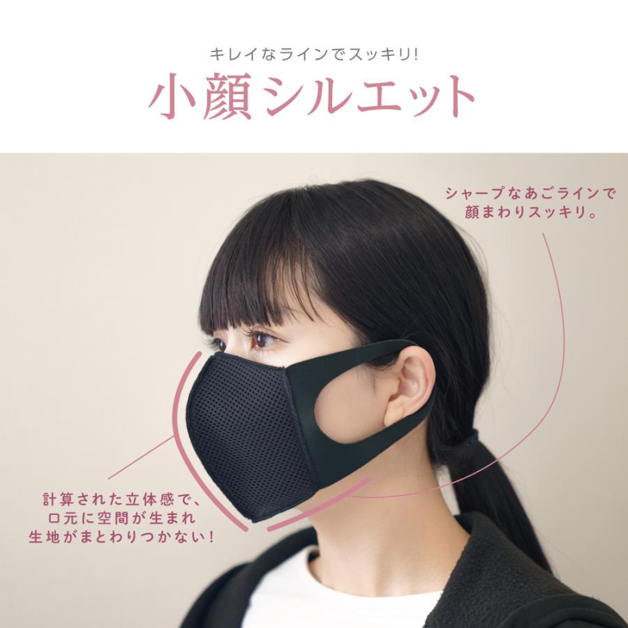 MA-18 耳が痛くない ストレッチ メッシュ スポーツマスク 日本製 1枚入
