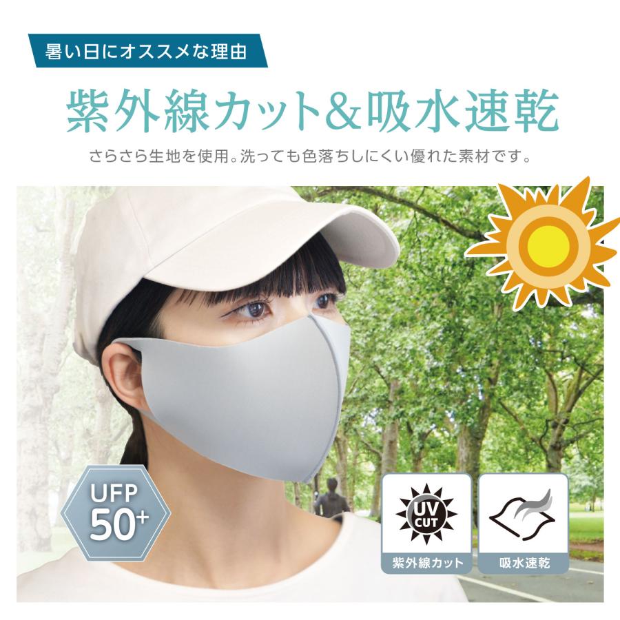 IKplus シルクプロテイン お肌を守って保湿する UVカットマスク