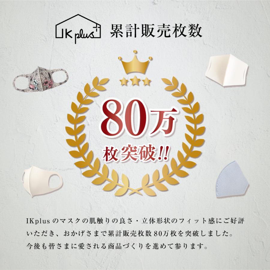 インナーマスク MA-68 小顔 立体マスク用 シルクプロテイン加工 肌に優しい 美肌マスク マスク 抗菌 洗える 日本製 お肌まもりマスク | IKplus | 21
