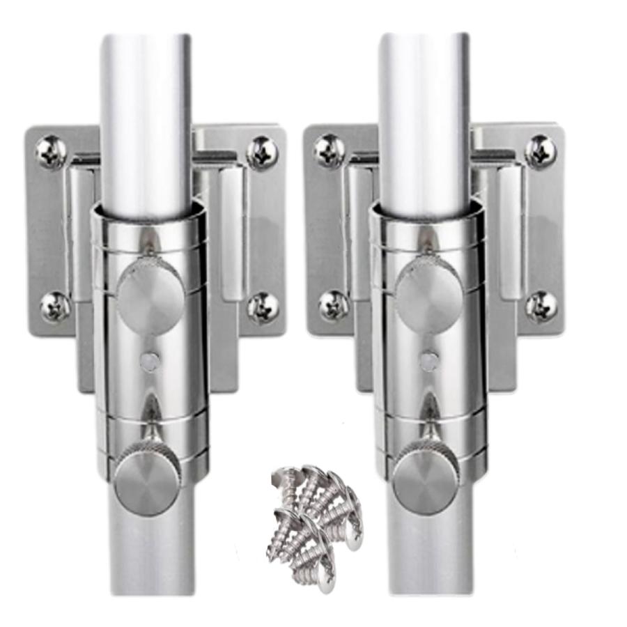 ロッドホルダー ポールホルダー クーラーボックス取り付け ステンレス製 ロッド保護付き ネジ付き 2個セット 1151 S Fields Inc 通販 Yahoo ショッピング