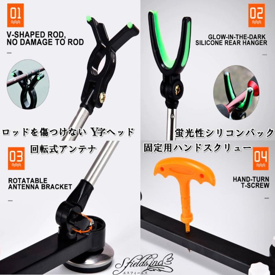 S.fields.inc正規直営店 竿受け 竿掛け ロッドスタンド ロッドホルダー
