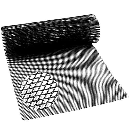 メッシュグリルネット 車 アルミ製 フロントバンパー グリルカバー