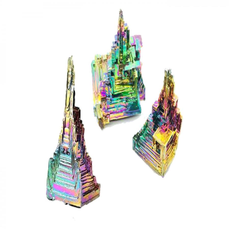 S.fields.inc正規直営店 ビスマス 人工結晶 鉱石 3個セット 金属 鉱物