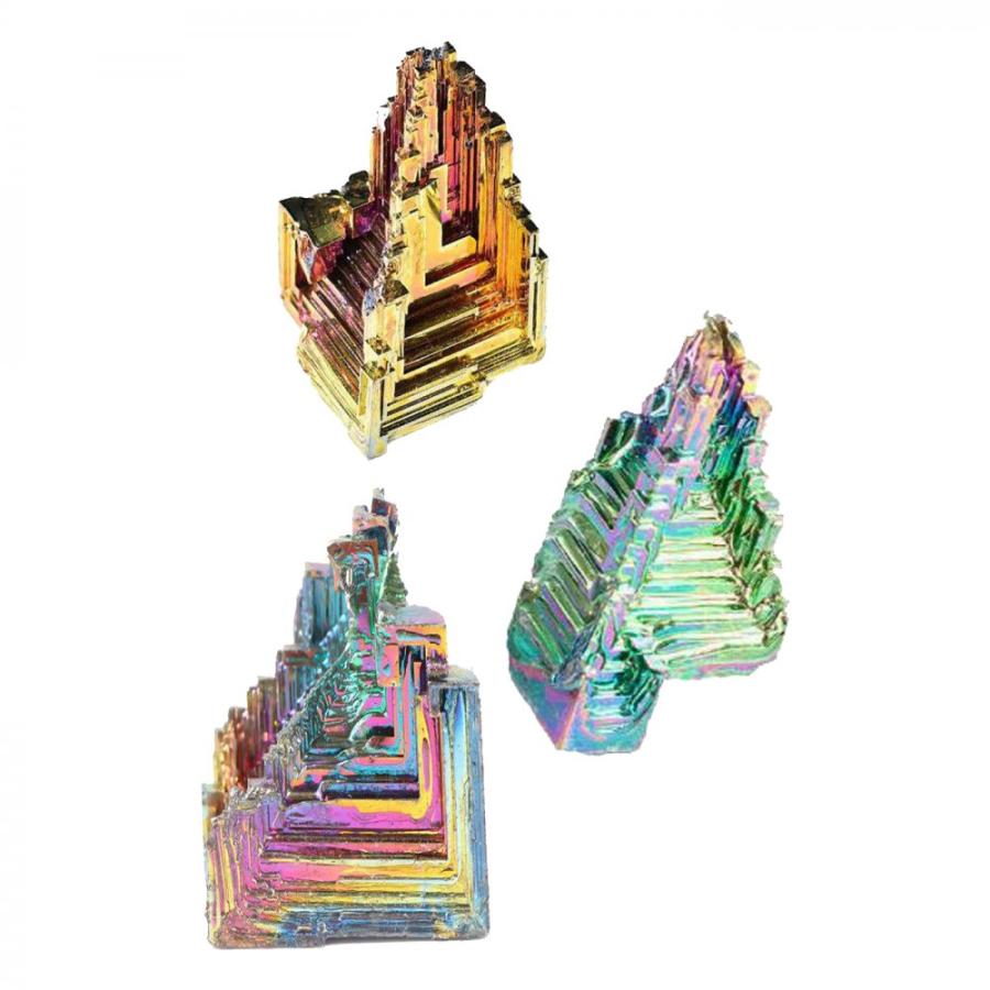 S.fields.inc正規直営店 ビスマス 人工結晶 鉱石 3個セット 金属 鉱物