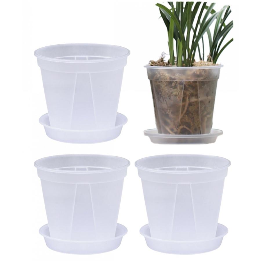 S.fields.inc正規直営店 スリット鉢 植木鉢 透明 プラスチック