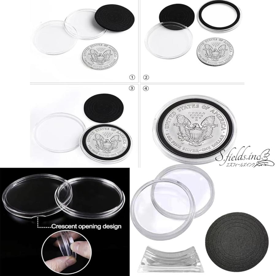 S.fields.inc正規直営店 コインカプセル ディスプレイスタンドケース