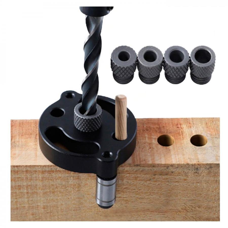 木工ドリルガイド ダボ穴治具 410mm ダボ穴工具セット 電動ドリル垂直ガイド 穴あけガイド drillguide553S