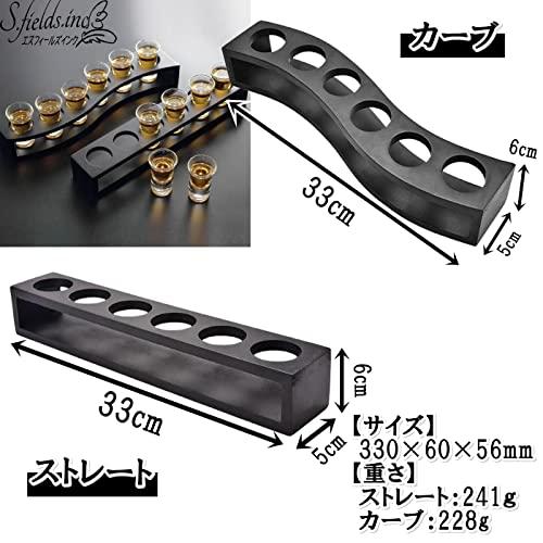 S.fields.inc正規直営店 ショットグラスホルダー 6穴 テキーラグラス