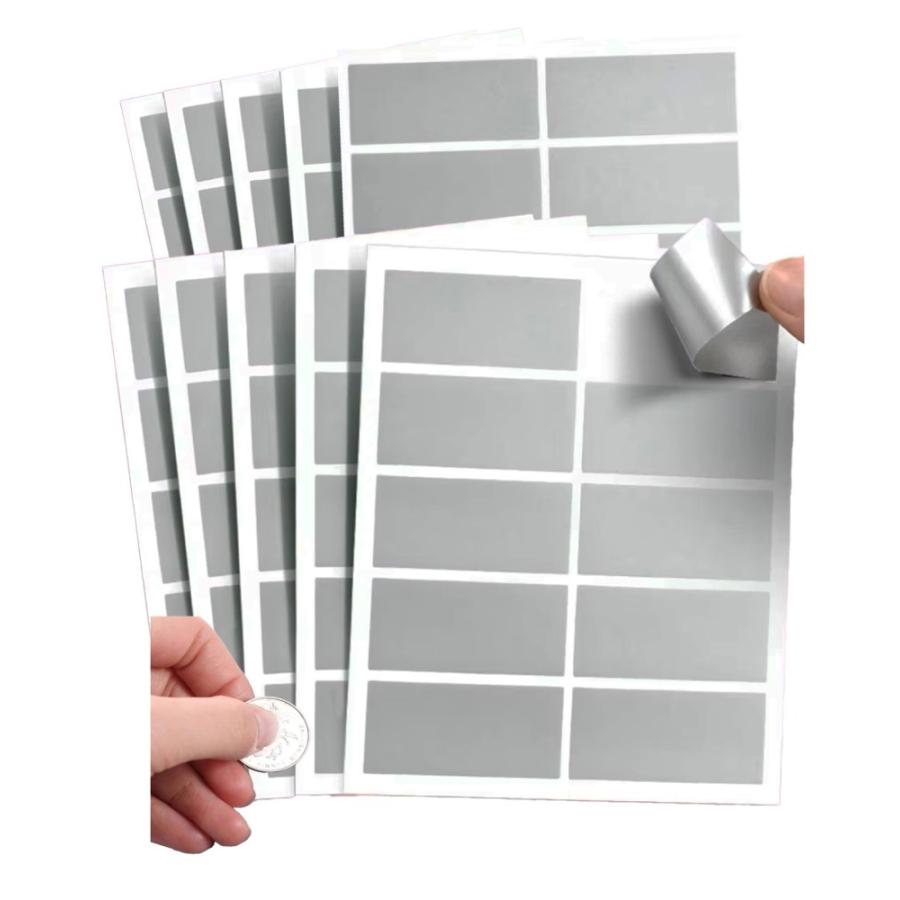 S.fields.inc正規直営店 スクラッチシール 長方形 100枚 ゲーム 抽選