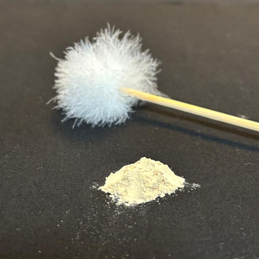 キウイ花粉0.5g・ぼん天・染色石松子(ピンク)5gセット : エスフルール