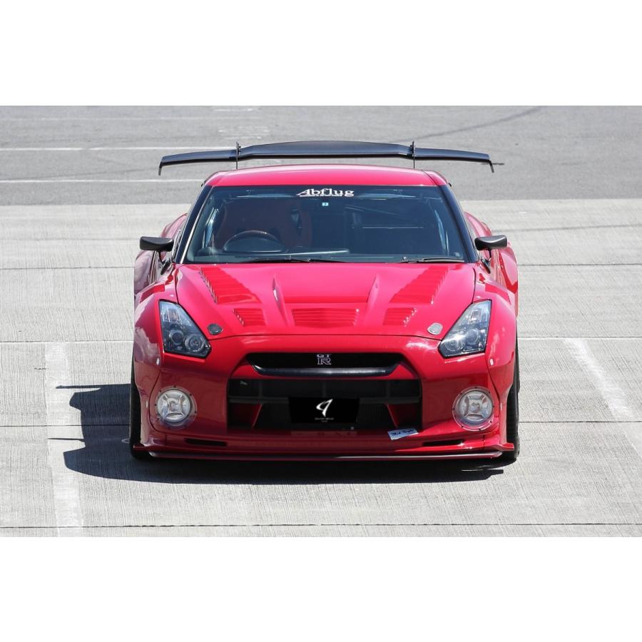 GT-R R35【スワンネック カーボン製リアウイング（High）W=1830 D=240