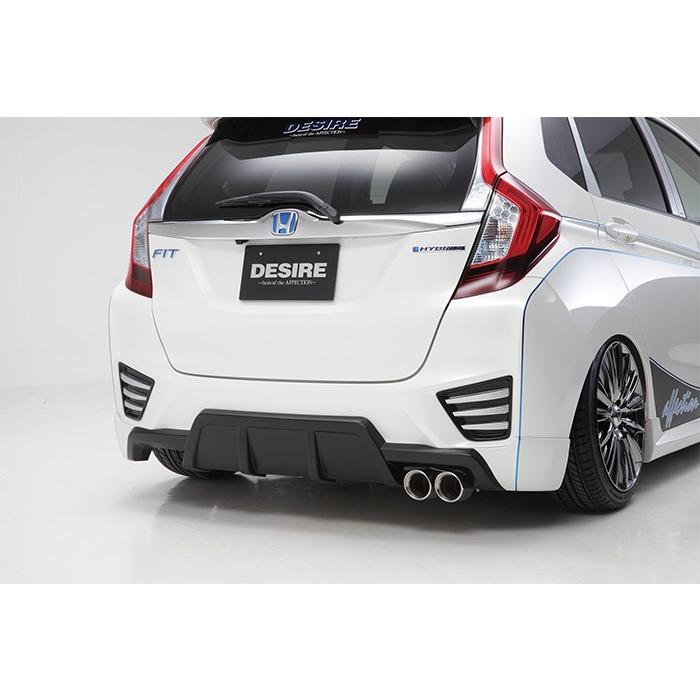 HONDA フィット3 リアウイングスポイラー ブルー GK