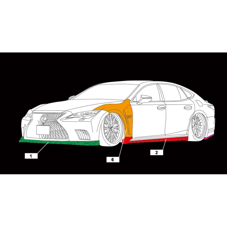 AIMGAIN/エイムゲイン（純VIPEXE）【フロントスポイラー】レクサス