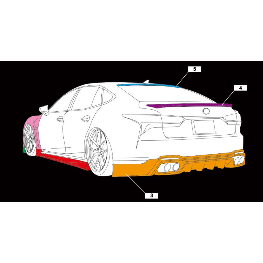 AIMGAIN/エイムゲイン（純VIPEXE）【リアスポイラー】レクサス LS500