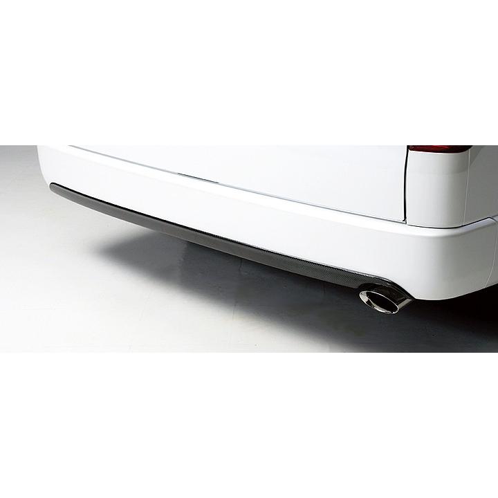 ボクシースタイル ハイエース 200系 リアバンパーエクステ カーボン製 BOXYSTYLE/ボクシースタイル【リアバンパーエクステ（カーボン）】200