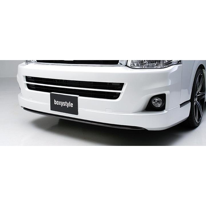 ハイエース200系 フロントバンパー➕ハーフスポイラー BOXYSTYLE/ボクシースタイル【フロントハーフスポイラー（タイプ3
