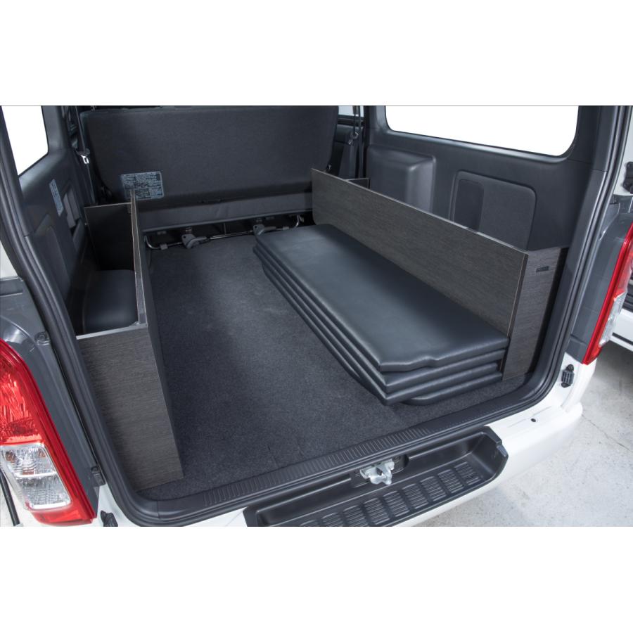 舞杏/ぶあん【ボックスベッドキット(レザーブラック)】200系ハイエース