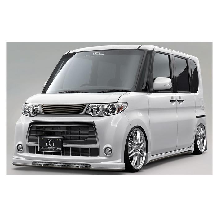 ダイハツ タントL375sバリグライン　ハーフエアロフルキット バタフライシステム（GLANZ/グランツ）【フロントハーフスポイラー
