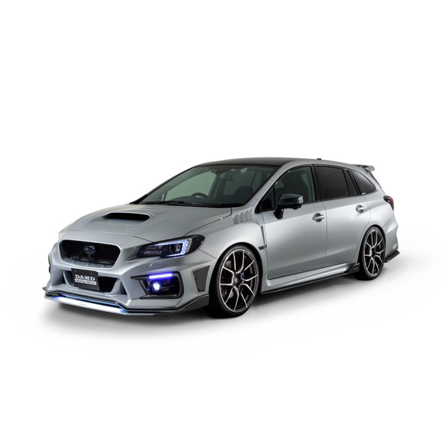 レヴォーグ バンパー オーバーフェンダー DAMD製 DAMD/ダムド レヴォーグ LEVORG【ELECTRICO フロントバンパー (3ピース