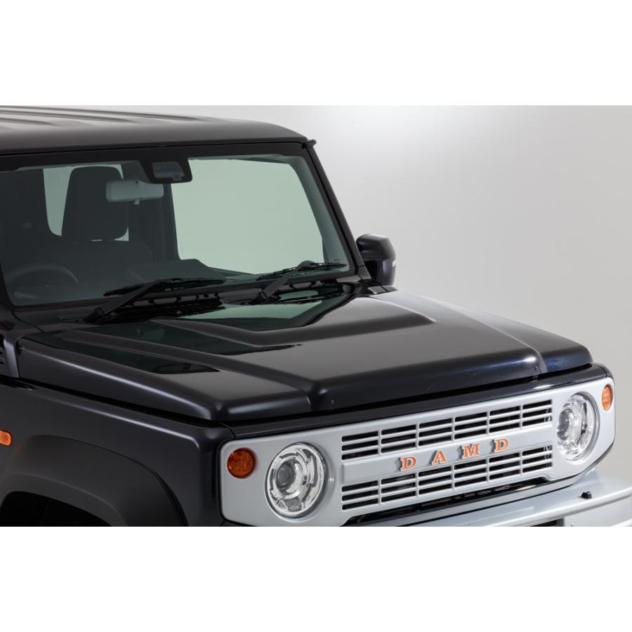 た*く様 ダムドDAMD JB74W ジムニーシエラ little Dフロントバ ダムド ジムニー シエラ JB74 フロントグリル 塗装済 DAMD