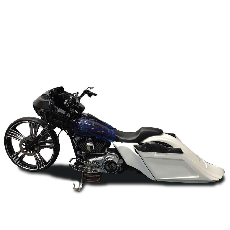 ハーレーダビッドソン　サイドカバー　美品 JOBDESIGN/ジョブデザイン（J's BAGGER）【サイドカバー左右セット
