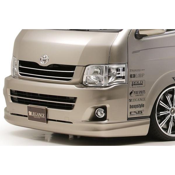 値下げしました！レガンス4点セット　ワイドハイエース用 LEGANCE/レガンス【エアロ4点セット(ハーフ)】200系ハイエース3型 5