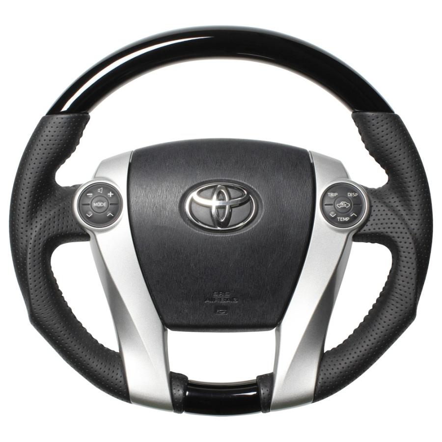 Real トヨタAQUA専用ステアリング REAL/レアル ステアリング カラー［オリジナルシリーズ］TOYOTA アクア