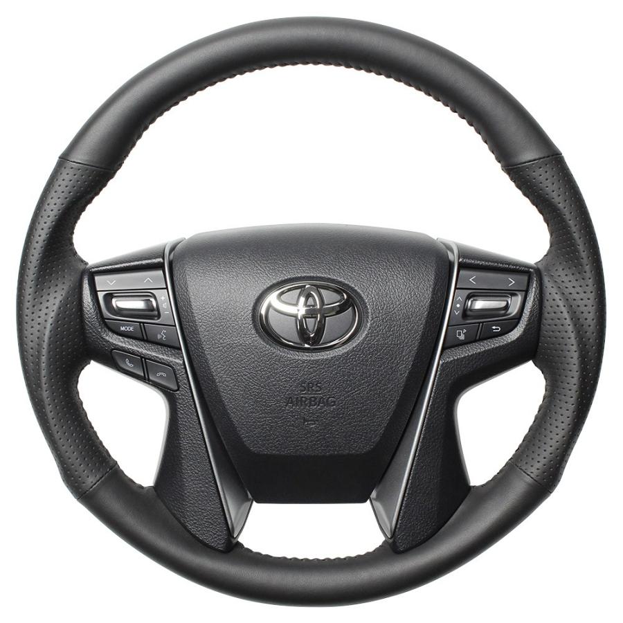 REAL レアル ステアリング  レザー 革 トヨタ プラド アルファード REAL/レアル ステアリング レザー［オリジナルシリーズ］TOYOTA