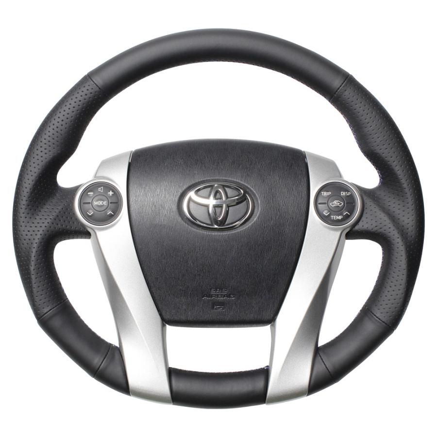 REAL/レアル ステアリング レザー [プレミアムシリーズ] プリウス50 REAL/レアル ステアリング レザー［プレミアムシリーズ］TOYOTA