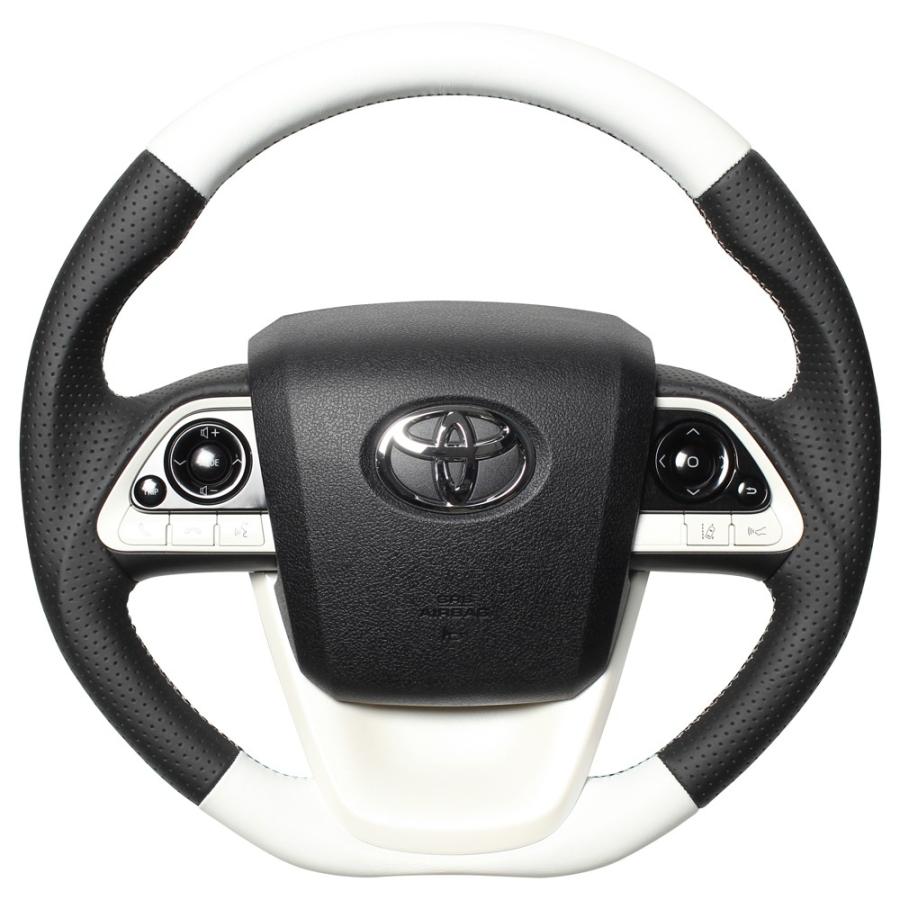REAL/レアル ステアリング レザー [プレミアムシリーズ] プリウス50 REAL/レアル ステアリング レザー［プレミアムシリーズ］TOYOTA