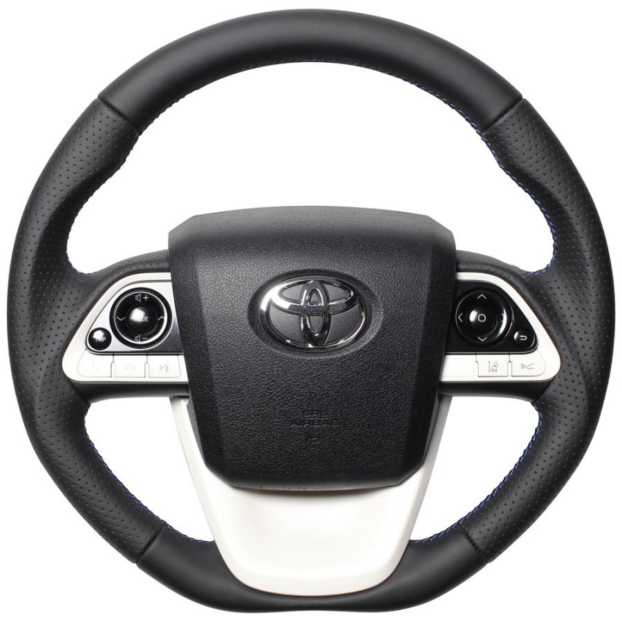 REAL/レアル ステアリング レザー [プレミアムシリーズ] プリウス50 REAL/レアル ステアリング レザー［プレミアムシリーズ］TOYOTA