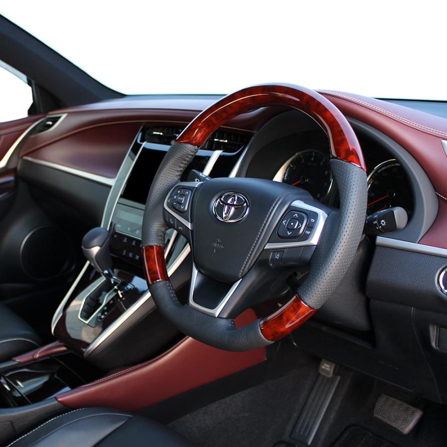 24VTURBO様　アルファロメオ　ステアリング　ウッド　ハンドル REAL/レアル ステアリング ウッド［オリジナルシリーズ］TOYOTA